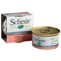 Schesir 12x Kattenvoer Gekookte Zalm 85 Gr