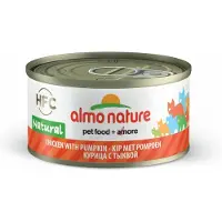 Almo Nature 48x Hfc Natural Kattenvoer Nat Kip & Pompoen 70 Gr