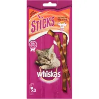 Whiskas 28x Sticks Kattensnack Rund 18 gr