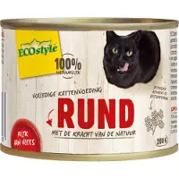 VITALstyle 12x Kattenvoer Blik Care Rund 200 gr