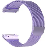 Shop4 - Fitbit Ionic Bandje - Metaal Paars
