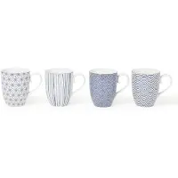 Tokyo Design Studio Nippon Blue mok 38 cl set van 4