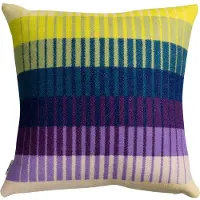 Røros Tweed Åsmund Gradient Kussen 50x50 Cm Geel / Blauw - Decoratieve kussens & hoezen Noorse Lamswol Blue - 104252