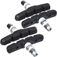 Xlc BS-V01 Remblokjes V Brake - Set van 4 - 70mm - Zwart/Rood