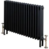Eastbrook Rivassa 3 koloms verwarming 60x83,3cm Antraciet 1467 watt