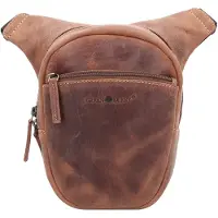 Greenburry Vintage Biker Fanny Pack Leer 20 cm brown