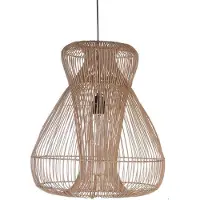 Design hanglamp Naturel Rotan Jambu woonkamer en slaapkamer Ø 50 cm