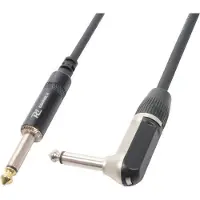 PD Connex 6,35mm Jack mono gitaar audio kabel - haaks - 6 meter