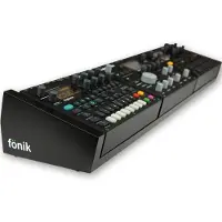 Fonik Audio Innovations Audio Stand For 2 X Elektron Digitone/Digitakt + Analog Heat MK1/MK2 (Black)