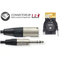 Stagg NAC3PSXMR REAN Verloopkabel Jack Naar XLR M