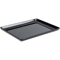 HorecaTraders Melamine GN Schaal Zwart | 2 Formaten
