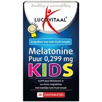 Lucovitaal 3x Melatonine Puur Kids 30 zuigtabletten