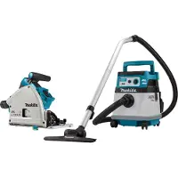 Makita DLX2377UX1 2x18V Li-Ion Accu Combiset Voor (inval)zagen En Stofzuigen Incl. Mbox - Koolborstelloos