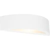 QAZQA Landelijke wandlamp gips wit - Aurel Novo
