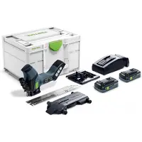 Festool ISC 240 HPC4,0 EBI-Plus 18V Li-Ion Accu Isolatiezaagmachine Set (2x 4,0Ah) In Systainer - 240mm