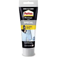 Pattex Speciale montagelijm, 80 g tube, voor glas, spiegel en metaal