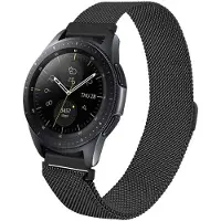 IMoshion Milanees magnetisch bandje voor de Samsung Galaxy Watch 3 (45 mm) / Watch (46 mm) / Gear S3 Frontier / Gear S3 Classic (22 mm) - Zwart