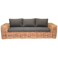 AVH-Collectie Sabuga 3-zitsbank naturel rotan