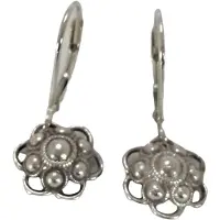 Zeeuws Meisje Zeeuwse knopjes kleine fijne oorbellen / oorhangers echt zilver , designerskwaliteit van