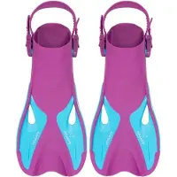 Atlantis Dolphin - Flippers - Zwemvliezen - Verstelbare Hielstrap - Voor Zwemmen & Snorkelen - Volwassenen - Paars/Blauw - 36-41