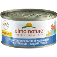 Almo Nature 24x Hfc Complete Kattenvoer Nat Graanvrij Tonijn & Pompoen 70 Gr