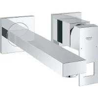 GROHE Eurocube afbouwdeel voor 2 gats inbouw wandkraan M size met uitloop 23cm chroom