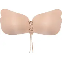 Hunkemoller Push-up Plak Bh met vleugel Beige Dames | Maat: A