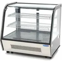 Maxima Gebaksvitrine - 120 L - 70 cm - Schuifdeuren Achter