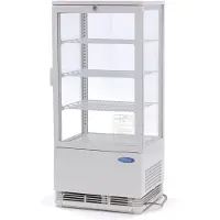 Maxima Mini Koelvitrine - 78 L - 43 cm - Wit
