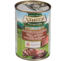 Stuzzy Monoprotein everzwijn nat hondenvoer (400 gram) 1 doos (6 x 400 g)