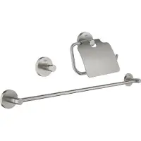 GROHE Accessoire Set Essentials 3-In-1 Supersteel