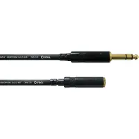 Cordial CFM 3 VY Audio Verlengkabel [1x Jackplug male 6,3 mm - 1x Jackplug female 3,5 mm] 3.00 m