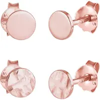 Elli Oorbellen 'Geo' rose-goud