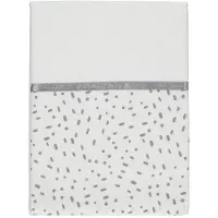 Briljant Minimal Dots Grey 100 x 150 cm Ledikantlaken 75R