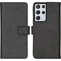 IMoshion Luxe Bookcase voor de Samsung Galaxy S21 Ultra - Zwart