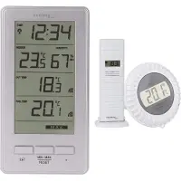 Technoline weerstation - WS 9069 - 78x147x23mm - wit - met 2 buitensensors - TL-WS9069