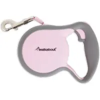 Petmate Walkabout 3 Small hondenlijn Roze