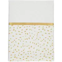 Briljant Minimal Dots Okergeel 100 x 150 cm Ledikantlaken 132R