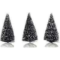 Lemax Kerstdorp accessoire | | Bristle Tree | Set van 3