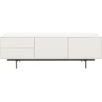 Goossens Tv Meubel Verona, 2 deuren 2 laden 45 cm diep