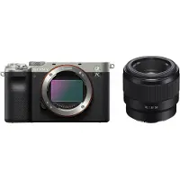 Sony Alpha A7C systeemcamera Zilver + FE 50mm f/1.8