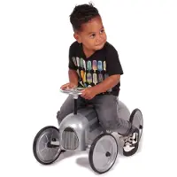 Goki Retro Loopauto Zilver