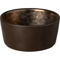 Costa Nova - lagoa kom - zwart - kom - aardewerk - 10 cm rond