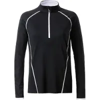 James & nicholson James and Nicholson Dames/dames Sport Top met lange mouwen (Zwart/Wit)