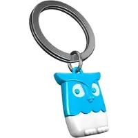 Metalmorphose sleutelhanger blauwe uil Wisdom