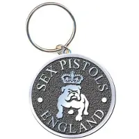 Rock Off Sex Pistols - Bull Dog Sleutelhanger - Grijs/Zilverkleurig