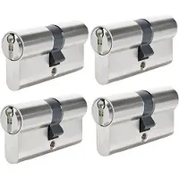 Benson Euro Profielcilinder - Cilinder - Cilinders - Cilinderslot - Cilindersloten - 4 Stuks - Gelijksluitend