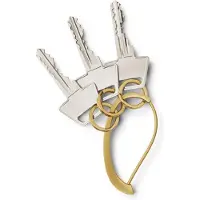 Georg Jensen Shades Sleutelhanger - 6,8 cm - RVS - Goudkleurig