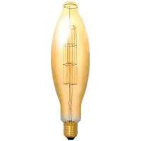 Expo ETH Ellips XXL Filament LED E27 240v 8w/2200k dimbaar goud