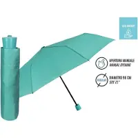 Perletti Mini-paraplu Basic 98 Cm Fiberglas Groen